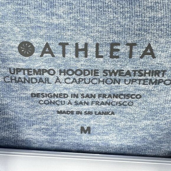 Athleta NWT Womens M Uptempo Hoodie Sweatshirt Jersey Oversized Fit Athleisure - Picture 14 of 16